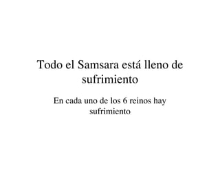 El Sufrimiento