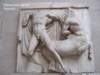 Metopa lado sur del Partenón 