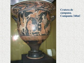 Cratera de campana. Campania 340aC   