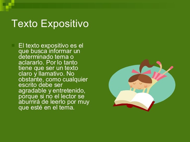 El Texto Expositivo