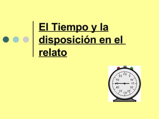 El Tiempo y la disposición en el  relato 