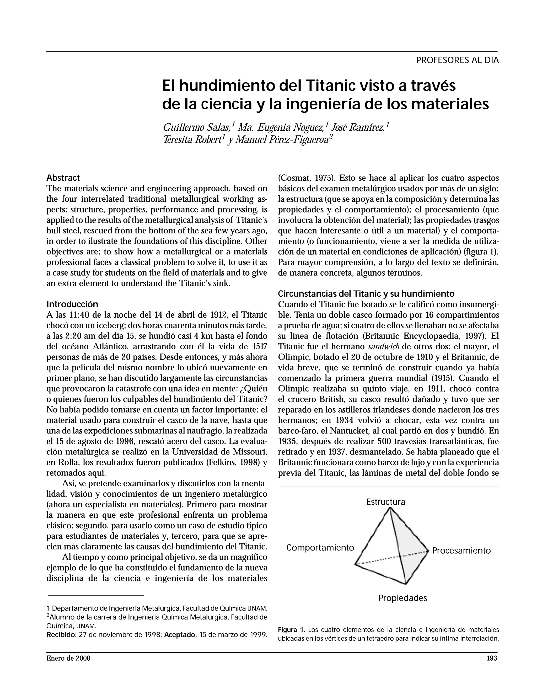 El titanic | PDF