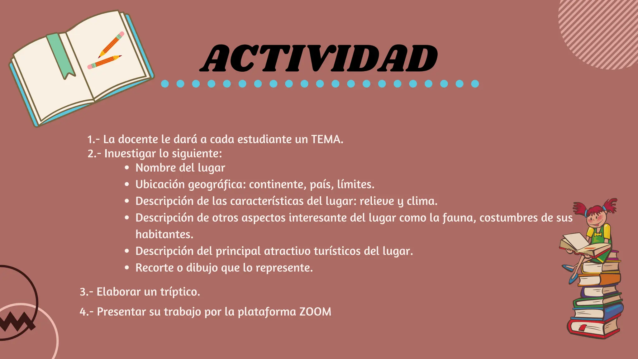 En qué consiste la elaboración de un triptico como una estrategía de