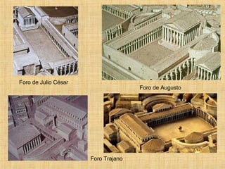 Foro de Julio César Foro de Augusto Foro Trajano 