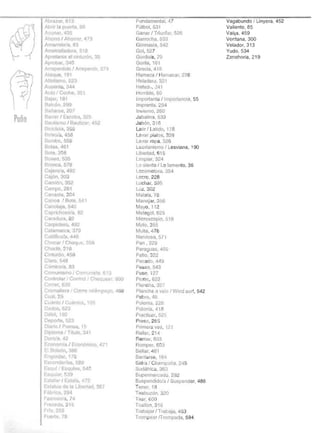 Abrazar, 613 Fundamental. 47 Vagabundo / Linyera. 452 

Abnr lo puorta 68 Fúlbol. 531 Valiente, 85 

Acunar, 435 Ganar / Triunfar, ,,26 ValiJa, 459 

Ahorro / AhorrM ~73 Garrocha. 533 Veniana. 300 

Amarralels. 83 Gimnasia, 542 Velador, 313 

Amelralladora.51A GoI, 527 Yudo. 534 

Aprelarse el cinturón. 35 Gordo/a, 70 Zanahoria, 219 

Aprobar, 340 Gorila. 161 

Arr'pqntido . Arrepílntir 074 Grecia. 415 

Ataqua, 191 Hamaca / Hamacar, 278 

Atletismo, 523 Heladerd. 321 

Ausento, 344 Heladr.. 24 1 

Auto I C""he, 35 t Homble, 50 

Balar, 181 Importante / Importilncia, 55 

Balcón, 299 Imprenta 294 

Bañarse, 207 InVierno. 260 

Barrer / Escob'l, 325 Jal)ohna. 533

Puño SAullsmo I Bautiza' 452 Jabón, 31 6 

B,o¡rlela, 355 Latir / 1ahdo, 178 

S""so/a, 458 Lava' plalos, 326 

Bombo, 556 Lavar ropa. 326 

Bolas. 46 1 e.5vianlsmo I Lesviana, '90 

Bale, 3 8 L1bertad, 61S 

Boxeo, 535 limpiar, 324 

Bronca. 578 Lo sienlo / Lo lamenlo. 36 

Cillero/a, 49; Locomotora. 354 

Ca)on, 303 Locro, 228 

Camión. 352 Luchar. 595 

Campo, 261 Luz. 302 

Canasta, 304 Malo/a. 78 

Canoa I Bale. ~41 Manei r.3,6 

Canotaje. 540 Mayo. 112 

Caprichosola 82 Melegor. 62· 

Caradura. 82 Mlcroscopl ," 18 

CarpIntero, 492 Moto. 355 

Calamarca, 379 Multa, 478 

G~lól¡co/a. 446 NerviOSO. 571 

Gh",,", I Choque, 35G Pan ,229 

Choclo. 216 Paraguas, 456 

nlurón, 458 Palio, 322 

rlare.548 Pe do. 449 

Cómico/a. 83 Pesas, 543 

Comunismo / Comunista. 51 ..1 Peso, 127 

Conlrolar I GOnlrc11 Chequeal 600 Picnic, 622 

GGrrer, 539 Plancha. 327 

Cremallera I Cierre rel'lTpaQc 4G9 Plancha a vel. / W,nd surt, 542 

Cual,29 Pobre. 46 

Cenole / Cu.nI05 . 1"5 Polenla 228 

Dados, 623 Polonia. 418 

Débil, 192 Pracllcm, 52ó 

Deporto. 523 Preso,285 

Diario / Prensa, 15 Primera vel, .2 1 

O'rloma / TIlulo, 341 Rallar, 21 4 

Durofa 42 Remar, 603 

Economla / Económico, 1,7 Romper 603 

El Bolsón, :l86 Sellar. 481 

Engordar, 17e enldr$e, 1S( 

Esconder/se, 589 Sidr I Champr¡na, 245 

Esqui I Esquies, 540 Sudalrica, 363 

Esqu ar, 39 Supermercado, 292 

Estala, / Eslafa, 472 • uspendidol. / Suspender, 486 

Eslalua de la Libertad, 367 Tener. 1 

Fábrica, 294 Tirabuzón. 320 

FeIT'oSOiR, 14 Tirar, 00 

Ff8UIó~. 3 15 Toallon, 316 

Frio 255 Trabalar /Tranalo, 483 

Fuerte. 79 Trompear !Trompada, 594 

 