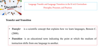MTB-MLE Framework | PPTX