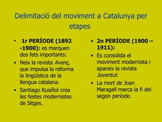 El modernisme català