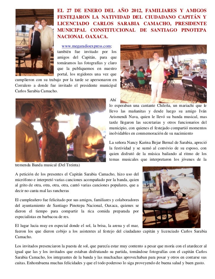 El 27 012012 Cumplio Anos El Edil De Pinotepa 27 012012 cumplio anos el edil de pinotepa