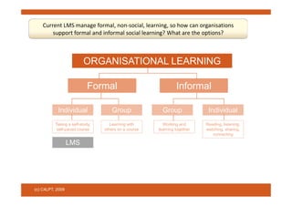 From E-Learning to Social Learning