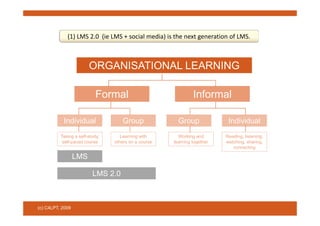 From E-Learning to Social Learning