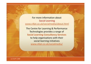 From E-Learning to Social Learning