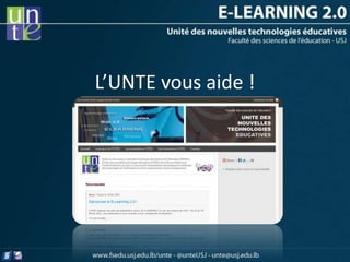 L’UNTE vous aide !
 
