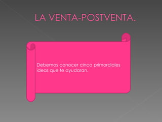 Debemos conocer cinco primordiales ideas que te ayudaran.