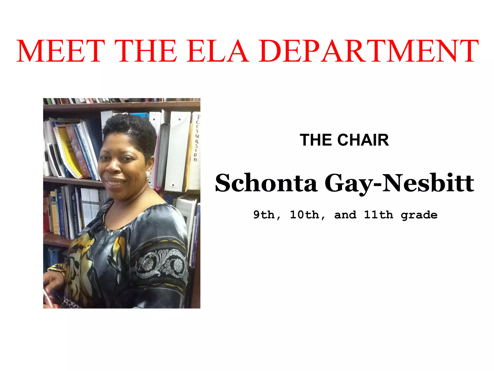 ELA PPT | PPT | Education