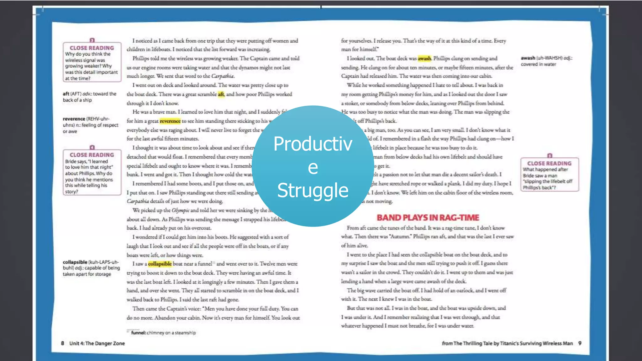 Productiv
e
Struggle
 