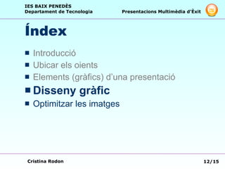 Elaboració De Presentacions MultimèDia Tema 2xblog