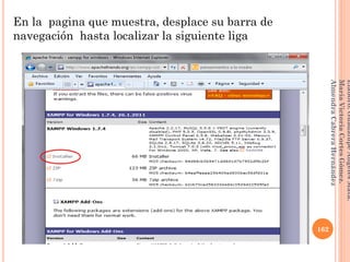 En la pagina que muestra, desplace su barra de
navegación hasta localizar la siguiente liga
162
Elaboró:GuadalupeAngelesMata.
MaríaVictoriaCortesGómez.
AlmendraCabreraHernández
 