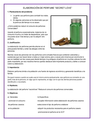 ELABORACION DE PERFUME CASERO PDF