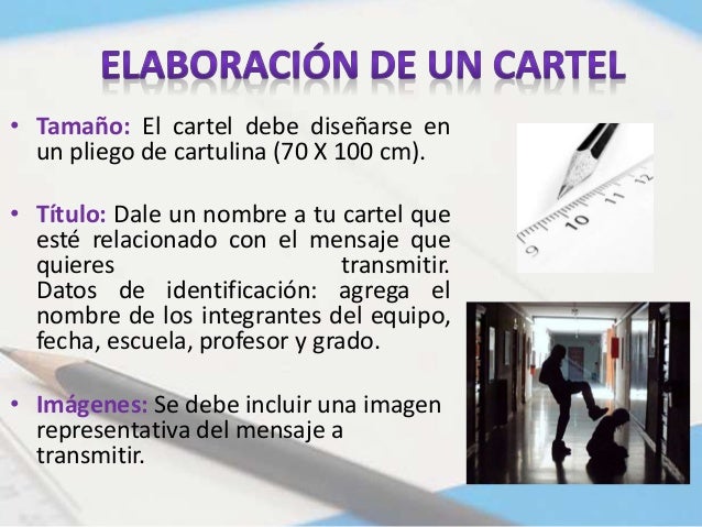 Elaboración de un cartel