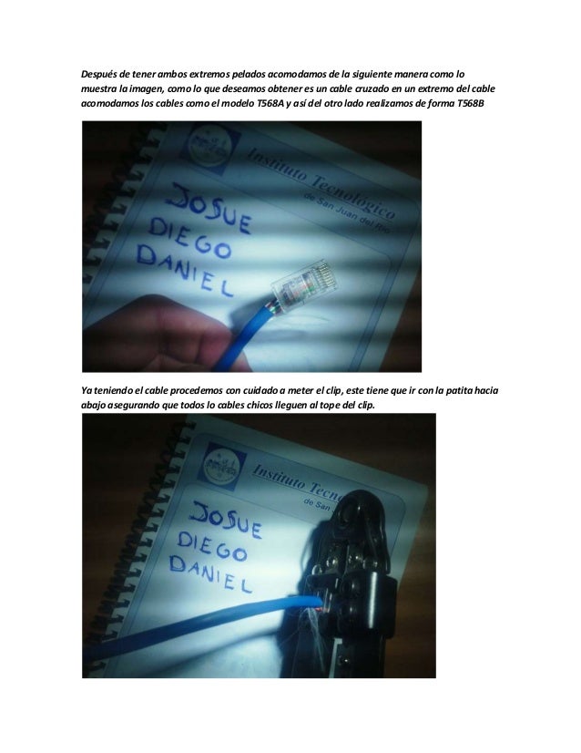 Como Realizar Un Patch Cord Con Cable Utp