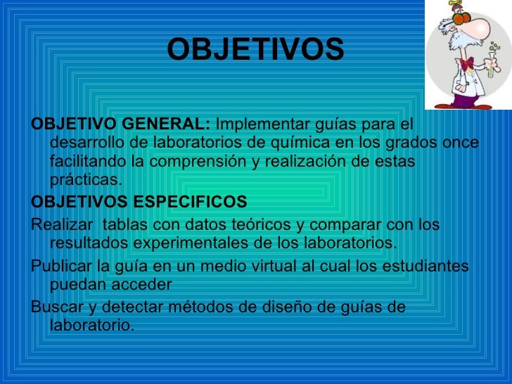 Cual Es El Objetivo De Un Laboratorio