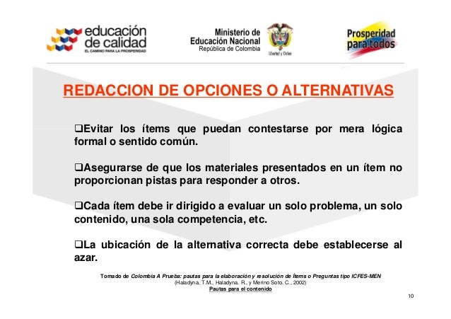 preguntas de logica tipo icfes elaboracion de items tipo icfes preguntas de logica tipo icfes elaboracion de items tipo icfes