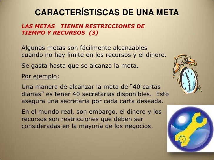 Elaboracion de metas