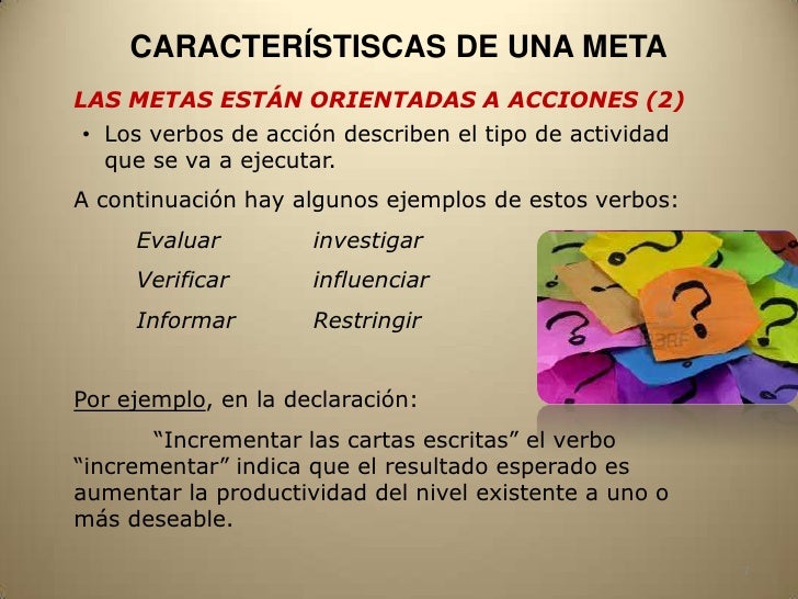Elaboracion de metas