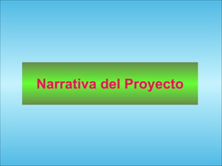 106
Narrativa del Proyecto
 