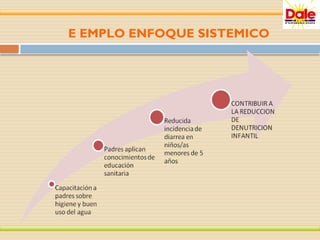 E EMPLO ENFOQUE SISTEMICO
 