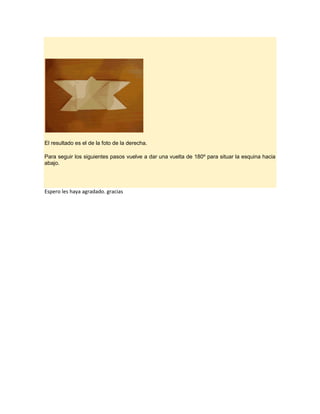 Elaboracion de una mariposa