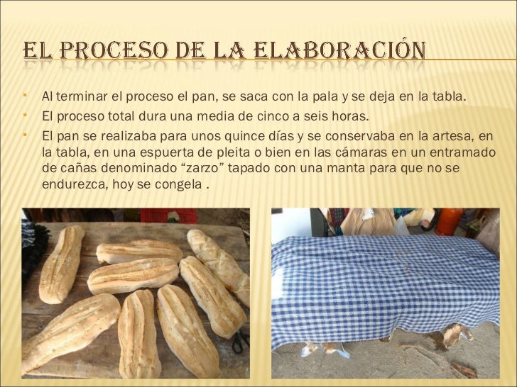 Elaboracion tradicional del pan