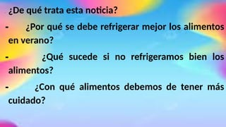 conservacion de alimentos ciencia y tecnologia | PPTX