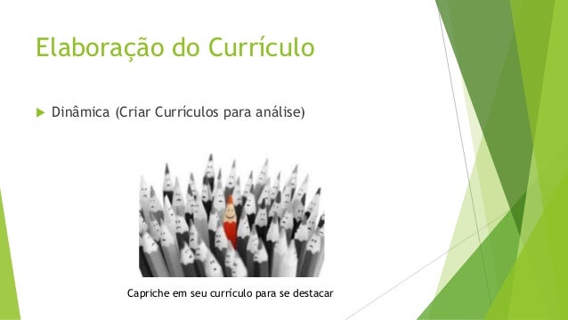 Apresentacao pessoal curriculo