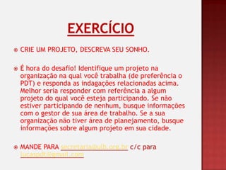 Elaboração de Projetos - Aulas 1 e 2