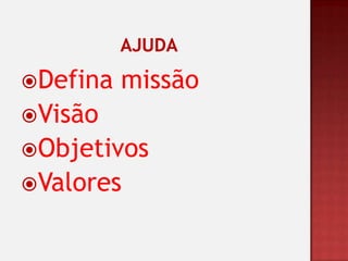 Elaboração de Projetos - Aulas 1 e 2