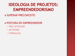 Elaboração de Projetos - Aulas 1 e 2