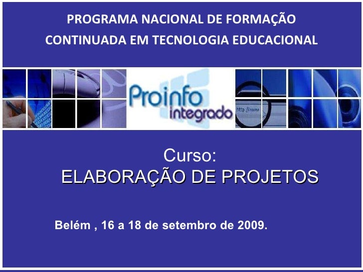Curso projetos