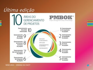 MINICURSO - SEMANA DA FACET 11
Última edição
 