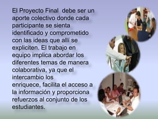   Criterios para definir la ecología institucional y la ecología social en el contexto de programas que garanticen una mejor calidad de vida en la comunidad.METODOLOGÍA DE TRABAJODIAGNÓSTICO GENERALdescriptivo y valorativo de la realidad donde se ha decidido intervenir. Consideramos importante profundizar en datos reales, preguntándose por los aspectos que funcionan más y menos, los puntos fuertes y débiles, las causas explicativas, las ventajas e inconvenientes de determinada manera de hacer, etc. De hecho, el proyecto debería ser una respuesta clara y una toma de posición ante una realidad que se quiere cambiar.