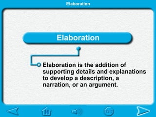 Elaboration | PPT
