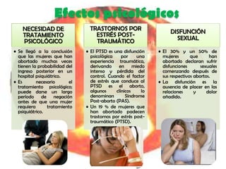 Efectos psicológicos