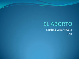 Cristina Vera Arévalo
4ºB

 