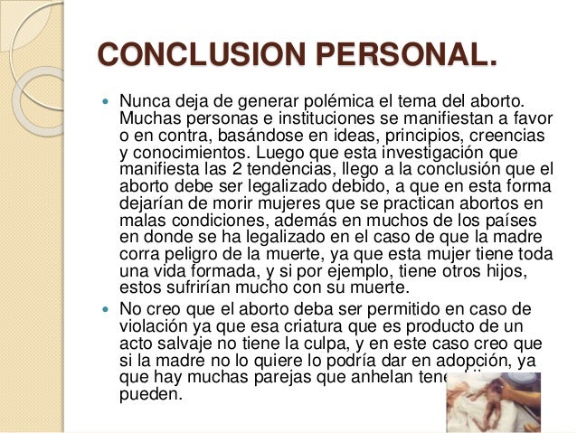 El aborto