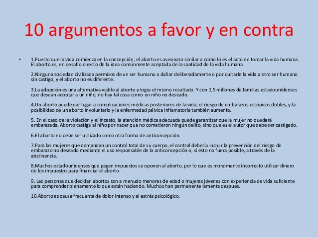 El aborto
