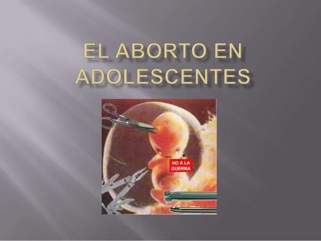 Resultado de imagen para aborto en adolescentes