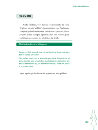 Apostila Elaboração de Projetos