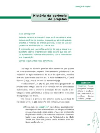 Apostila Elaboração de Projetos