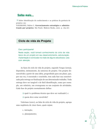 Apostila Elaboração de Projetos