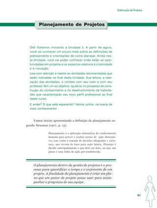 Apostila Elaboração de Projetos